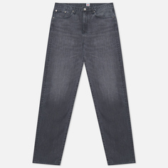 Мужские джинсы Edwin Loose Tapered Kaihara Black x Black Stretch Denim Green x White Selvage 12,5 Oz, цвет серый, размер 38/32
