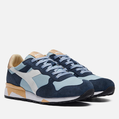 Мужские кроссовки Diadora Heritage Trident 90 S. Stone Wash, цвет синий, размер 47 EU