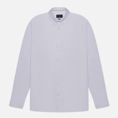 Мужская рубашка Hackett White Oxford Engineered Stripe, цвет белый, размер S