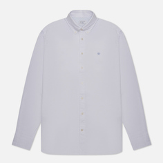 Мужская рубашка Hackett Garment Dyed Oxford Slim Fit Logo, цвет белый, размер XXL