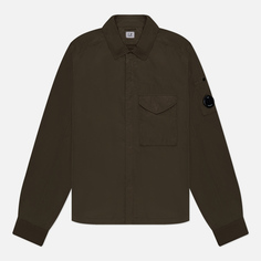 Мужская куртка ветровка C.P. Company Chrome-R Zipped, цвет оливковый, размер M