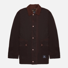 Мужская куртка ветровка Alpha Industries Waxed Cotton Car, цвет коричневый, размер S