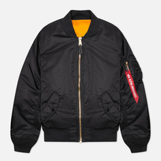 Женская куртка бомбер Alpha Industries MA-1, цвет чёрный, размер L