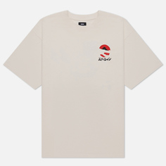 Мужская футболка Edwin Kamifuji Chest, цвет бежевый, размер S