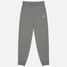 Женские брюки Nike Club Fleece Mid-Rise Slim Joggers, цвет серый, размер XS
