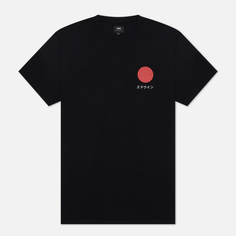 Мужская футболка Edwin Japanese Sun, цвет чёрный, размер S