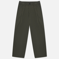 Мужские брюки Uniform Bridge Two Tuck Chino, цвет зелёный, размер L