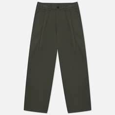 Мужские брюки Uniform Bridge Two Tuck Chino, цвет зелёный, размер L