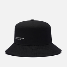 Панама PANGAIA Organic Cotton Canvas, цвет чёрный, размер S