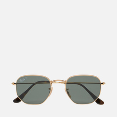 Солнцезащитные очки Ray-Ban Hexagonal Flat Lenses Polarized, цвет золотой, размер 51mm