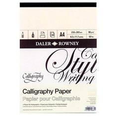 Альбом для каллиграфии Daler Rowney плотность 90 г/м2 размер А4 (210х297мм) 32 листа