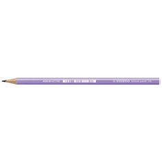 Карандаш чернографитный проcтой HB STABILO Schwan Pastel, фиолетовый корпус (12шт)