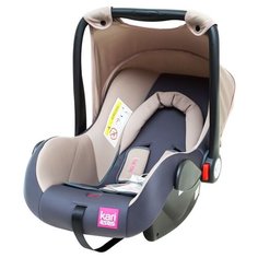 Автокресло группы 0+ (до 13 кг) HB801-C KariKids, бежевый