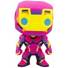 Фигурка Funko POP! Bobble: Marvel: Black Light: Iron Man (Эксклюзив)