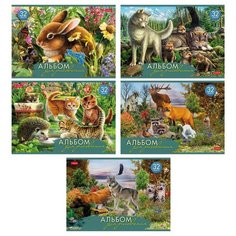 Альбом для рисования 32л, А4, на скрепке Hatber "Давай дружить"