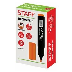 Текстовыделитель STAFF "STICK", оранжевый, 1-4 мм, 151500 19 шт