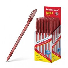 Ручка шариковая ErichKrause® Neo Original, цвет чернил красный (в коробке по 50 шт.)