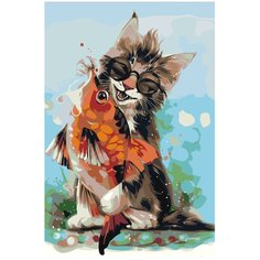 Картина по номерам, "Живопись по номерам", 72 x 108, Z-AB42