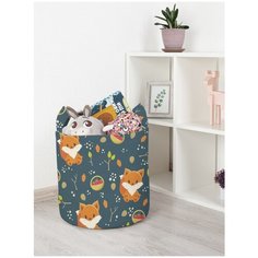 Корзина для игрушек JoyArty "Лисички в лесу" 35x35 см