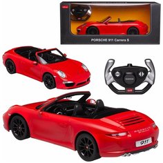 Машина р у 1:12 Porsche 911 Carrera S, со световыми эффектами, цвет красный 40.3*18.9*10.2см 47700R Rastar
