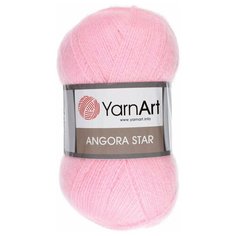 Пряжа Angora Star (2 мот.), 500м, YarnArt, 217 розовый
