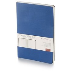 Ежедневник А5 недатированный Megapolis Flex, синий Bruno Visconti