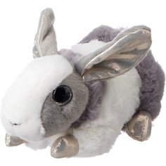 Мягкая игрушка Junfa toys Кролик серый, 15 см, серый