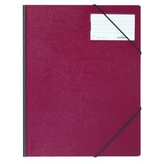 DURABLE Папка на резинках А4, 150 листов, с инфо-окном, красный