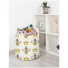 Корзина для игрушек JoyArty "Пчелиные короны" 35x35 см