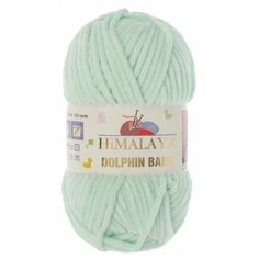 Himalaya Пряжа "Dolphin Baby" 100% полиэстер 120м/100гр (80307 св. мята)