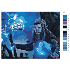 Картина по номерам "Тор 2", 80x100 см Brushes Paints