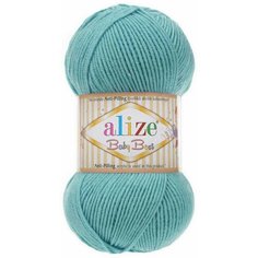 Пряжа Alize Baby best лазурный (164), 90%акрил/10%бамбук, 240м, 100г, 1шт