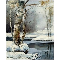 Картина по номерам Зима 40х50 см 000 Art Hobby Home