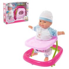 --- Интерактивный пупс "Малыш", передвигается в ходунках, реагирует на хлопки, с аксессуарами