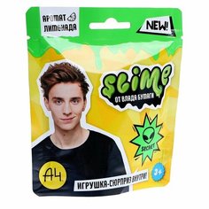 Игрушка для детей ТМ Slime, зелёный, 80 г, Влад А4 Волшебный мир