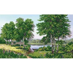 Вышивка бисером картины Летний день 45*27см Светлица