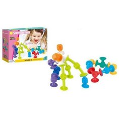 Конструктор мягкий, 16 предметов в наборе 688-16 Junfa Toys