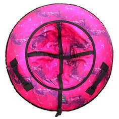 Санки надувные Тюбинг RT Созвездие розовое + автокамера, диаметр 118 см Snow Show
