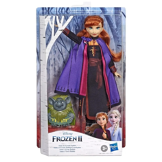 Disney Кукла Frozen 2 Холодное сердце Анна с троллем E8762/E8751