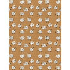 Отрезная ткань для мебели Ambesonne "Мохнатые овечки" метражом для рукоделия и шитья, оксфорд, 155 см