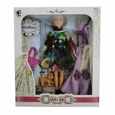 Игровой набор "Модница", в комплекте, кукла 29см, предметы 4шт. Shantou Gepai 8827-B