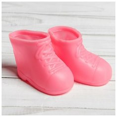 Ботинки для куклы «Бантики», длина подошвы: 6,5 см, 1 пара, цвет розовый NO Name