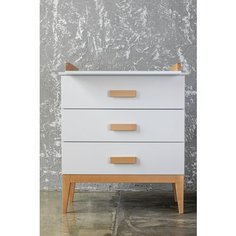 Комод ANTEMI с пеленальным столиком белый/дерево НиК 5