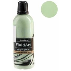 Краска акриловая для техники Флюид Арт, KolerPark, яблочный, 80 мл