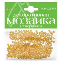 Мозаика декоративная из керамики 4Х4 ММ,200 ШТ, охра Hobby Time