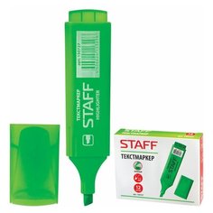 STAFF Текстовыделитель staff, зеленый, линия 1-5 мм, 150727, 24 шт.