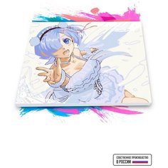 Картина по номерам на холсте ReZero - Жизнь с нуля в альтернативном мире, 50 х 80 см Красиво Красим