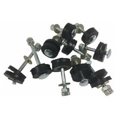 Подушки кузова Уаз 452, 2206 (комплект 10 штук / болты / подушки / шайбы) (Ульяновск) 452-5001018-10 Автопром