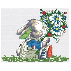 Набор для вышивания "Влюбленный заяц" Белоснежка