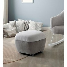 Пуф Micuna для кресла-качалки Moom Foot rest light grey/dark grey